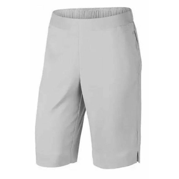 Nike AJ5663-012 Women's Sz XS DRY-Fit Bermuda Style Golf Shorts Wolf Gray $75 - Picture 2 of 7
